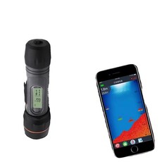 어탐기 어군탐지기 얼음낚시 음파 피싱캠 수상 도구 다용도 컬러 HD 수중 탐색 빙어어탐기, 레드 베이직, 1개, B. 빨간색 스타일