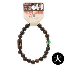 벽조목 합장주 팔찌 불교 액운방지 띠 기원 삼존불DAS, 1개