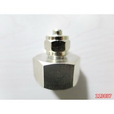 水龍頭 淨水器 轉接頭 內粗牙4轉2分/3分 淨水管 直通 接頭 RO機家用 淨水器五金配件(附墊片) 037, 1個, 內粗牙4分轉2.5分淨水管