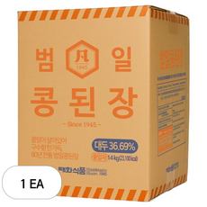 범일 콩된장 중입자, 14kg, 1개