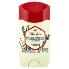 Old Spice Anti-Perspirant & 데오드란트 Wilderness with Lavender 2.6 oz (73 g), OldSpiceAntiPerspirant데오드란트Wil, 73g, 1개
