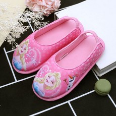 프리프리스 슈즈 겨울왕국 키리 도트 아동덧신