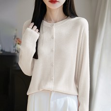 Cwadun 새로운 스타일의 여성 올 매치 니트 카디건 스웨터 재킷