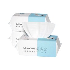 萱寶媽咪一次性洗臉巾，加厚棉柔珍珠紋，乾濕兩用抽取式洗面巾，30/50抽美容巾，嬰兒適用, 1個, 珍珠紋洗臉巾30抽