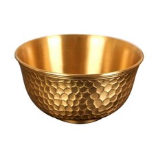 방짜유기 구리 놋그릇 황금 소주잔 럭셔리 와인잔, 1개, 중형 구리 그릇 (직경 7cm), 상세페이지 참고