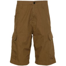 칼하트윕 로고 패치 카고 쇼츠