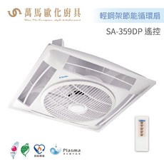 阿拉斯加 ALASKA SA-359DP 輕鋼架節能循環扇 遙控型, 不加購