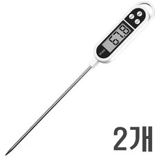 슈페르바 제과제빵용 요리용 튀김용 디지털 탐침온도계 (건전지포함), 2개