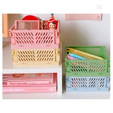 DSGS 접이식 바스켓 소형 폴딩바스켓, 소형 그린