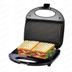 유럽 미국식 스테이크 기계 주방 양면 가열 파니니 샌드위치 와플 라이트 프레스 그릴, 1. transverse stripe