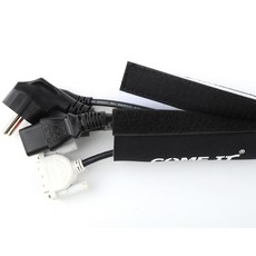 네오프렌 케이블 밴드 전선정리 케이블 타이 선정리, 벨크로타입, 150cm 2개