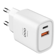 굿밸류 C타입 멀티 2포트 초고속 충전기 50W, 화이트, 1개