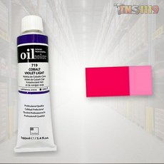 티엔에스 유화물감 B 50ml 오로라핑크 790호 신한 전문가 형광분홍 1개