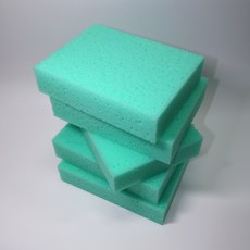해면 민트 초록 그린 스펀지 메지 줄눈 시공 에폭시 청소 수세미 세차, 20개