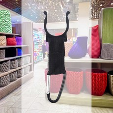 비채감 물병 걸이 비너형 물통고리, 실버