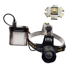 LED 충전식 캠핑 LED헤드랜턴 야외 멀티 줌 랜턴 헤드랜턴, 본상품