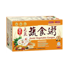 京工 元氣蔬食粥 24入X1盒 (沖泡飲品、即食粥，多種蔬菜，健康美味，方便快速), 24個, 32g