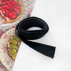 (450cm) 1.5cm 면헤링본 테이프 밑단테이프 헤리테이프, 1개, 블랙