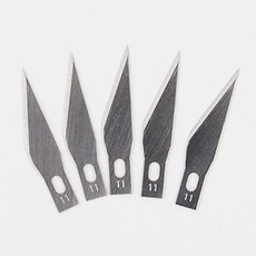 조각끌 목공칼 공예 절삭 작업용 아트나이프 리필 칼날 5P 9P