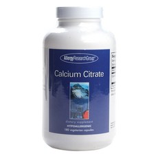 Allergy Research Group 檸檬酸鈣植物膠囊, 180顆, 1罐