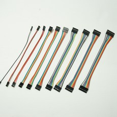 소켓점퍼 와이어 케이블 점퍼선 1P2P3P4P5P6P7P8P9P10P 아두이노, 8P
