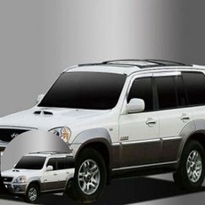 테라칸 자동차썬바이저 크롬 4P 차량용빗물가리개