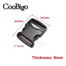 파라코드 32mm 웨빙 릴리스 액세서리 가방 38mm 20mm 전술 50mm 남성용 스트랩 플라스틱 클립 버클 팔찌 25mm 벨트, [01] 1pc, WebbingSize 25mm, 1개