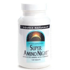 SOURCE NATURALS 夜間氨基酸補充錠, 120顆, 1罐