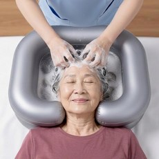 깔끔더하기 세발기 가정용 머리 감기기 도구, 그레이, 1개