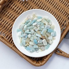 천연 크리스탈 진짜 보석 자갈 칩 바위 레이키 에너지 영적 치유 어항 수족관 장식, amazonite, 100g, 1개