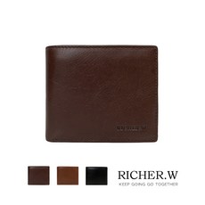 RICHER.W 男士真皮短夾禮盒組