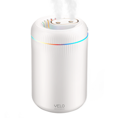 YELO 대용량 무드등 초음파 가습기 미스트팟 3.5L 상부급수 저소음 인테리어 가습기, 화이트, YH-R35