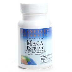 Planetary Herbals 瑪卡萃取物錠 325mg, 1罐, 30顆