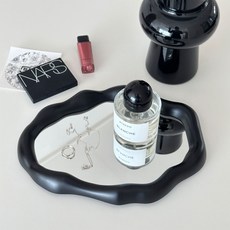 볼드 거울 트레이 악세사리 받침, 블랙