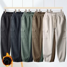 니키진 여성 기모 1+1 골덴 카고 조거 겨울 밴딩팬츠 3519