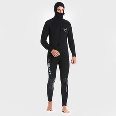 5mm 連體潛水服 男 加厚保暖 深潛 冬泳衣 分體拉鏈 防曬水母服
