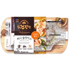 코스트코 CJ 더 건강한 허니 슬라이스 햄 700g(350g x 2팩) 생햄 샌드위치 아이스박스 발송, 350g, 단품