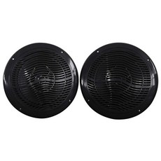 Rockville RMC80B 800W 20.3cm(8인치) 블랙 해양 보트 스피커 쌍 양방향 방수 하이파이 사운드 및 실외 사용을 위한 내구성 있는 구조 170013, Black