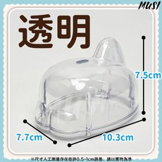 MUSI透明壓克力玩具展示盒，防塵防潮，易拆裝，高透光，立體造型, 1個