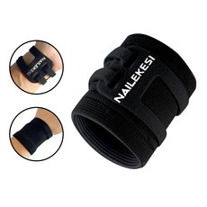 초슬림 TFCC 2중 압박 손목보호대 프리미엄 보호대 지지자, 블랙, 2개