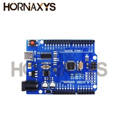 1-10PCS/Arduino UNO R3 + USB 케이블 ATMEGA328P-AU 개발 보드 16Mhz TYPE-C 용 (CH340G) MEGA328P, 1개