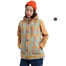 슈가포인트 여성 보드복/스키복 자켓 고어텍스기능 탈부착 모자/소매 Quinny J