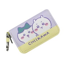 CHIIKAWA 吉伊卡哇可愛造型卡包 多卡位輕巧鑰匙圈, 黃, 1個