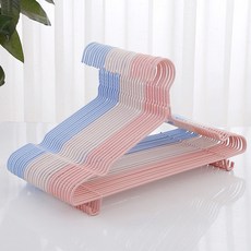 철제 50개 세트 학생용 기숙사 옷걸이 이동식 스탠드형 거실 인테리어용, 연한 블루 29cm 어린이용 50개입