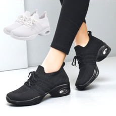 라라 디바즈 여성 초경량 메쉬 에어쿠션 스포츠 라인 댄스화