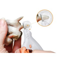 모윤 반려동물 LED 돋보기 발톱 깎기, 1개, FREE