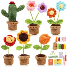 DIY手作迷你毛線花材料包, 1個