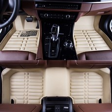 NISSAN 日產 腳踏墊 全包圍 MARCH LIVINA TIIDA SENTRA KICKS x-trail 車內地毯, 米色腳墊