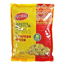 푸드올마켓_ 리치스 할라피뇨 슬라이스 3kg /파우치, 1개