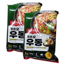 요리하다 가쓰오 우동, 단품, 474g, 2개